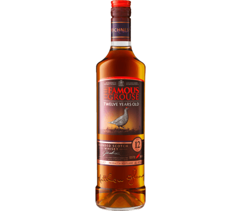 УИСКИ ФЕЙМЪС ГРАУС 12 год. 0.7 - THE FAMOUS GROUSE BLENDED SCOTCH WHISKY 12Y.O. 0.7l