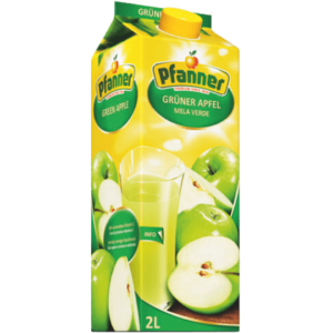 ПФАНЕР ЯБЪЛКА ЗЕЛЕНА 2л - PFANNER GREEN APPLE 2l - Дистрибуция и логистика ЕТ Г. Гайдов