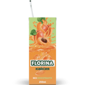 ФЛОРИНА КАЙСИЯ 0.250 х18БР.СЛАМКА - FLORINA APRICOT 0.250l x 18pcs - Дистрибуция и логистика ЕТ Г. Гайдов