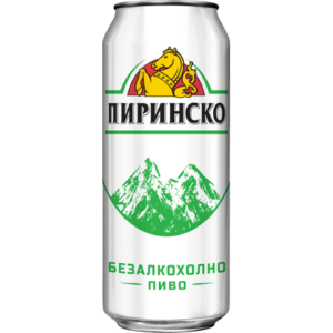 БИРА ПИРИНСКО БЕЗАЛКОХОЛНО КЕН 0.5 х 12БР. - PIRINSKO ALCOHOL FREE CAN 0.5l x 12pcs - Дистрибуция и логистика ЕТ Г. Гайдов