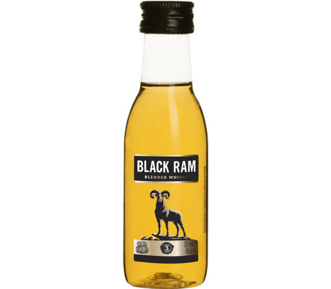 УИСКИ БЛЕК РАМ 0.100 х 24БР. - BLACK RAM WHISKY 0.1l x 24pcs - Дистрибуция и логистика ЕТ Г. Гайдов