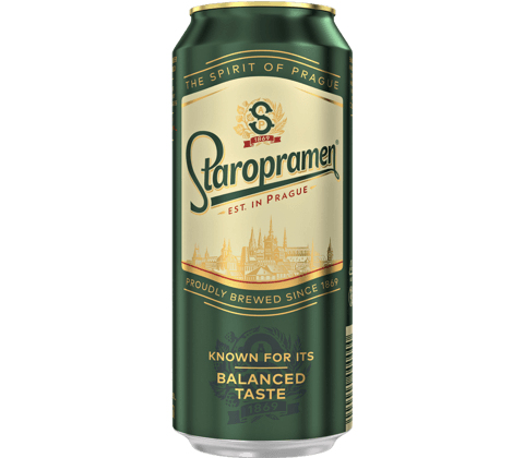 БИРА СТАРОПРАМЕН КЕН 0.5 х 4БР-STAROPRAMEN CAN 0.5l x 4pcs - Дистрибуция и логистика ЕТ Г. Гайдов