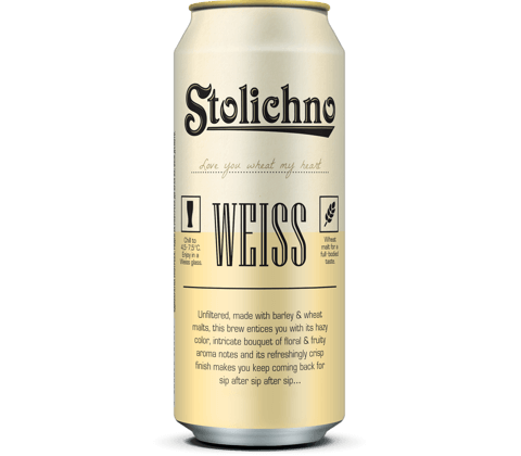 БИРА СТОЛИЧНО ВАЙС КЕН 0.5 х 9БР. - STOLICHNO WEISS BEER 0.5 - Дистрибуция и логистика ЕТ Г. Гайдов