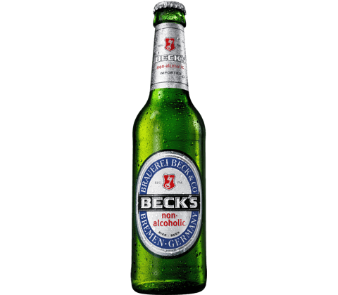 becks non alcoholic full bottle