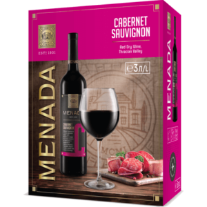 МЕНАДА КАБЕРНЕ 3л - MENADA CABERNET 3l - Дистрибуция и логистика ЕТ Г. Гайдов