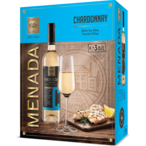 МЕНАДА ШАРДОНЕ 3л - MENADA CHARDONNAY 3l - Дистрибуция и логистика ЕТ Г. Гайдов