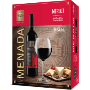 МЕНАДА МЕРЛО 3л - MENADA MERLOT 3l - Дистрибуция и логистика ЕТ Г. Гайдов