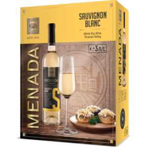 МЕНАДА СОВИНЬОН БЛАН 3л - MENADA SAUVIGNON BLANC 3l - Дистрибуция и логистика ЕТ Г. Гайдов