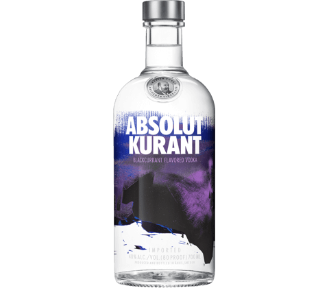 Absolut Kurant 700ml Transparent Background