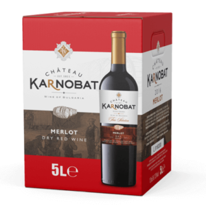 ШАТО КАРНОБАТ МЕРЛО 5л - CHATEAU KARNOBAT MERLOT 5l - Дистрибуция и логистика ЕТ Г. Гайдов