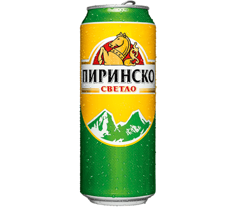 БИРА ПИРИНСКО КЕН 0.5 х 12БР. - PIRINSKO BEER - Дистрибуция и логистика ЕТ Г. Гайдов