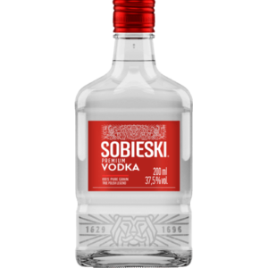 ВОДКА ЯН СОБИЕСКИ ПРЕМИУМ 0.2,ЧЕРВЕНА - SOBIESKI VODKA PREMIUM RED 0.2l - Дистрибуция и логистика ЕТ Г. Гайдов