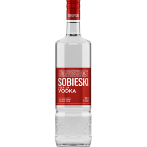 ВОДКА ЯН СОБИЕСКИ ПРЕМИУМ 1л,ЧЕРВЕНА - SOBIESKI VODKA PREMIUM RED 1l - Дистрибуция и логистика ЕТ Г. Гайдов