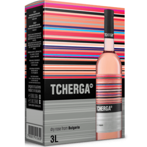 ВИНО ЧЕРГА РОЗЕ 3л - WINE TCHERGA ROSE 3l - Дистрибуция и логистика ЕТ Г. Гайдов