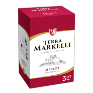 ТЕРА МАРКЕЛИ МЕРЛО 3л – TERRA MARKELLI MERLOT 3l - Дистрибуция и логистика ЕТ Г. Гайдов - Дистрибуция и логистика ЕТ Г. Гайдов