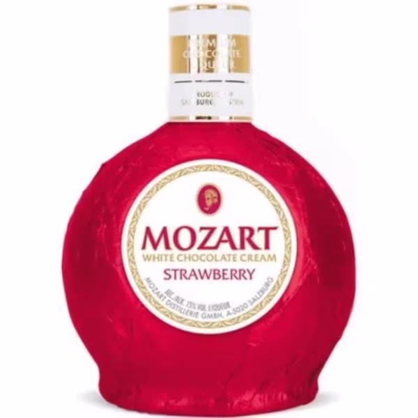 MOZART WHITE CHOCOLATE CREAM STRAWBERRY 500ml