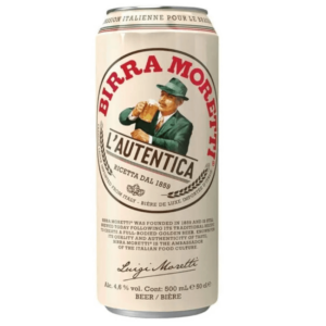 БИРА МОРЕТИ 9 х 0,5/Кен - BIRRA MORETTI 9x0.5l - Дистрибуция и логистика ЕТ Г. Гайдов