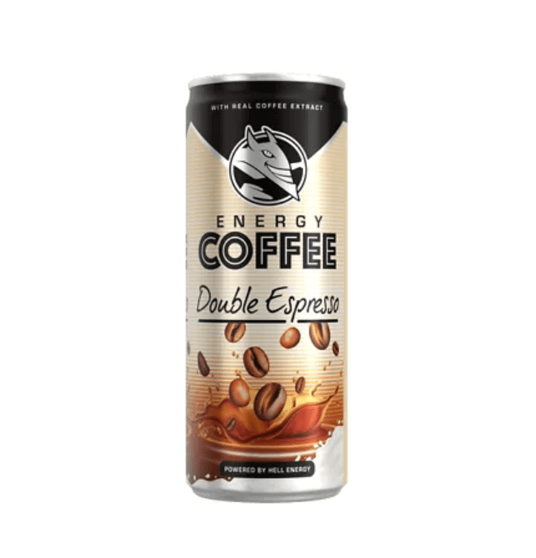 ЕНЕРГИЙНА НАПИТКА HELL ДАБЪЛ ЕСПРЕСО 250 МЛ. - HELL DOUBLE ESPRESSO 0.250l - Дистрибуция и логистика ЕТ Г. Гайдов