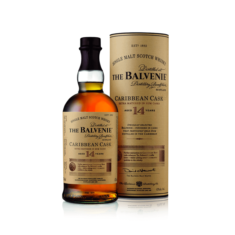 УИСКИ БАЛВЕНИ 14г. КАРИБИАН КАСК 0.7л - WHISKY BALVENE 14YO CARIBBEAN CASK 0.7l
