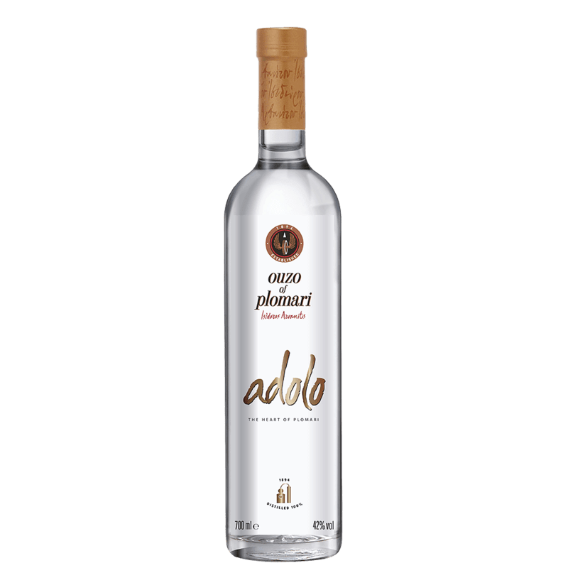 УЗО АДОЛО 0.7 л. - OUZO PLOMARI-ADOLO 0.7 L - Дистрибуция и логистика ЕТ Г. Гайдов