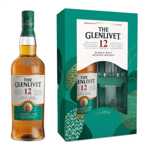 УИСКИ ГЛЕНЛИВЕТ 12 год. 0,7 +2 ЧАШИ - GLENLIVET 12 Y.O. 0.7l - Дистрибуция и логистика ЕТ Г. Гайдов