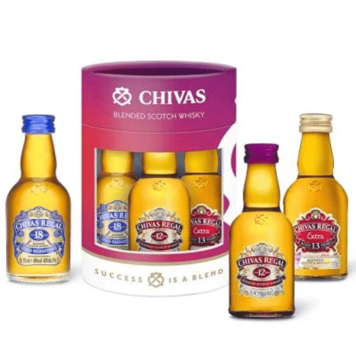 WHISKEY CHIVAS REGAL 3 х 0.05L