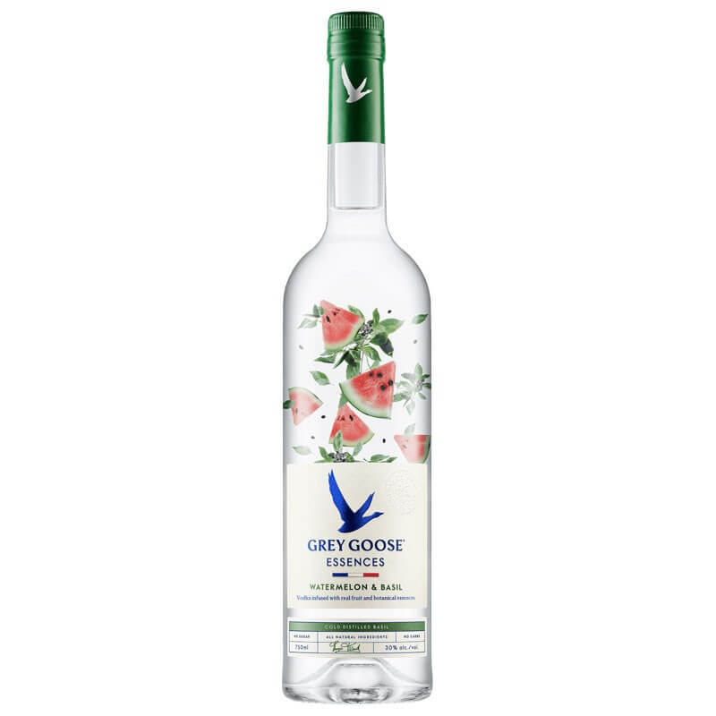 ВОДКА ГРЕЙ ГУС ЕСЕНЦИЯ ДИНЯ И БОСИЛЕК 1л - GREY GOOSE VODKA ESSENCE WATERMELON AND BASIL