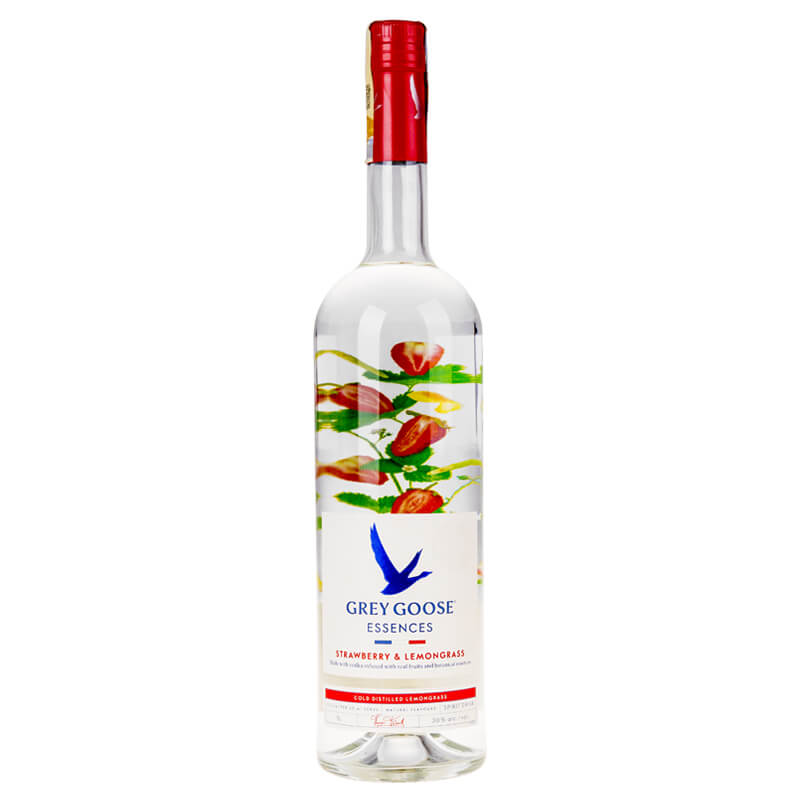 ВОДКА ГРЕЙ ГУС ЯГОДА И ЛИМОНЕНА ТРЕВА 1л-VODKA GREY GOOSE STRAWBERRY AND LEMONGRASS 1L