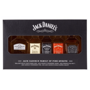 УИСКИ ДЖАК ДАНИЕЛС ПОДАРЪЧНА КУТИЯ 5 х 0.05л - JACK DANIEL’S - Дистрибуция и логистика ЕТ Г. Гайдов