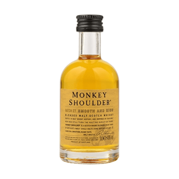 Monkey Shoulder е малцово уиски, което отлежава в специални бъчви от бърбън.малцово уиски, което отлежава в специални бъчви от бърбън.