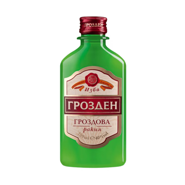РАКИЯ ГРОЗДЕН 0.2л х 15БР. - RAKIQ GROZDEN 0.2L