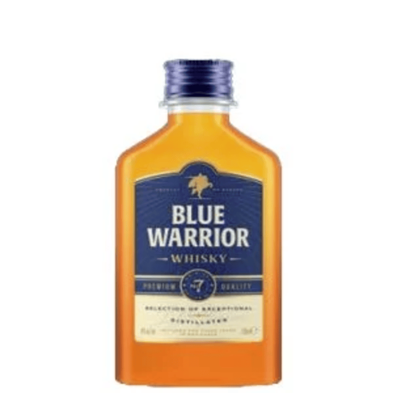 УИСКИ БЛУ УОРИЪР 0.2л-BLUE WARRIOR WHISKY 0.2l