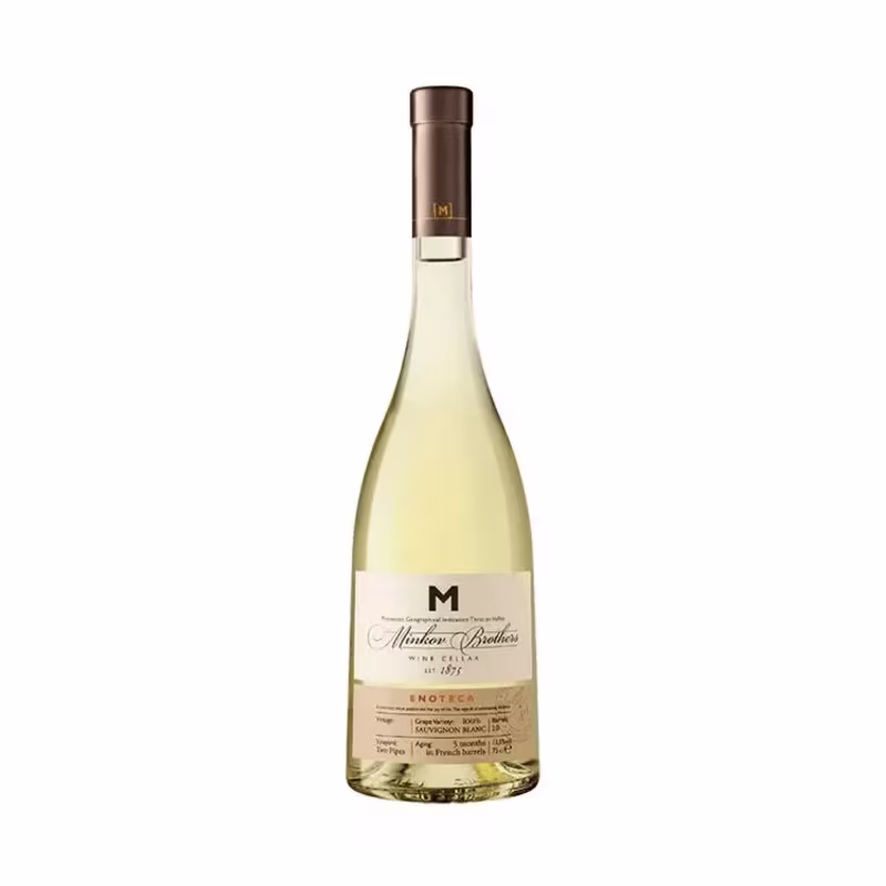 ВИНО БМ ЕНОТЕКА СОВИНЬОН БЛАН 0,75л - WINE BM ENOTEKA SAUVIGNON BLANC 0.75l