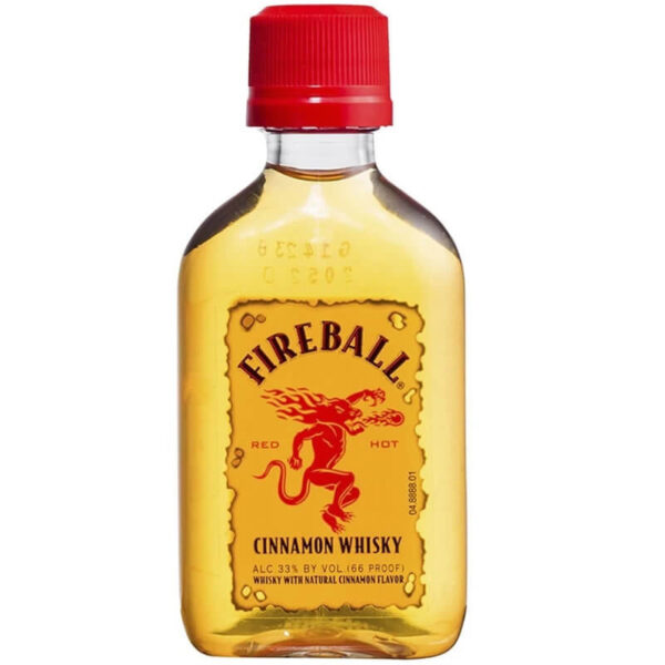 FIREBALL CINNAMON CANADIAN WHISKEY LIQUER 33% 0.05L