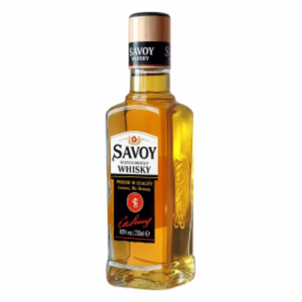 УИСКИ САВОЙ 0.2 х 12 БР. СТЪКЛО-SAVOY WHISKY 0.2 x 12 pcs.